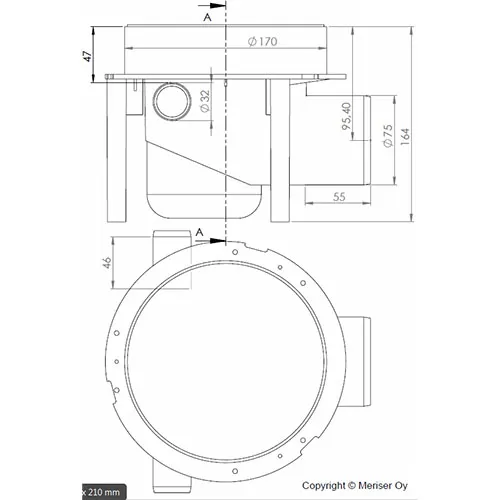 LATTIAKAIVO 75 KORKEA MERIKA 198 VAAKA
