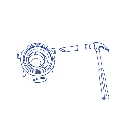 LATTIAKAIVONSIVUL. LYÖNTITYÖKALU MERIKA 1991