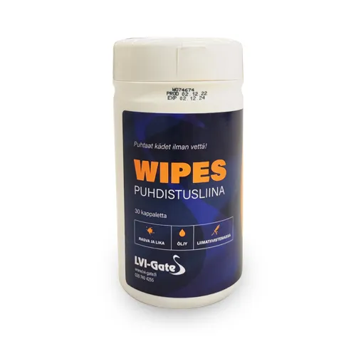 WIPES PUHDISTUSLIINA 30KPL / PRK